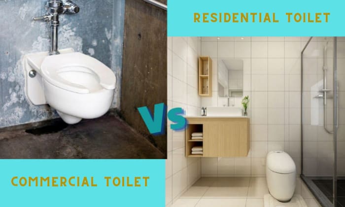 commercial vs residential toilet 