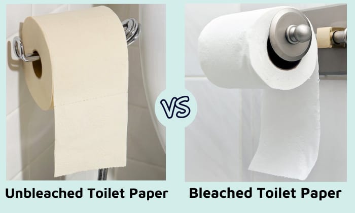 bleached vs unbleached toilet paper