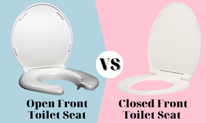 open vs closed front toilet seat
