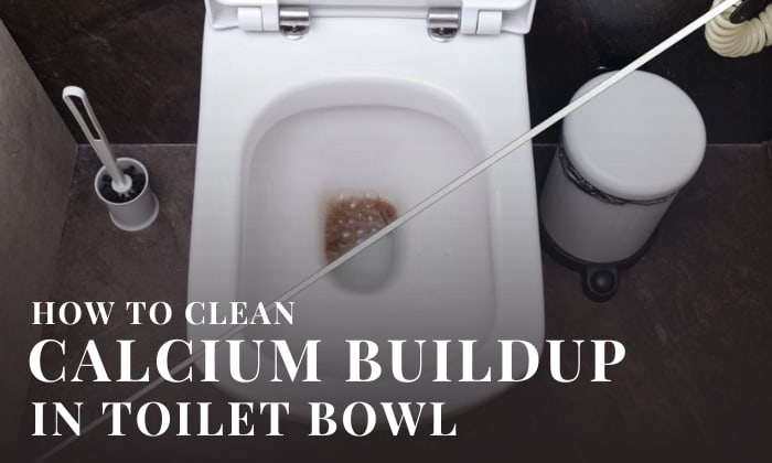 how to clean calcium buildup in toilet bowl