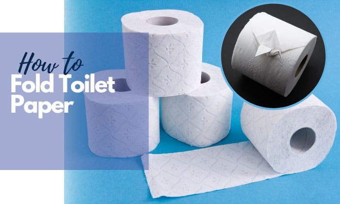 how to fold toilet paper