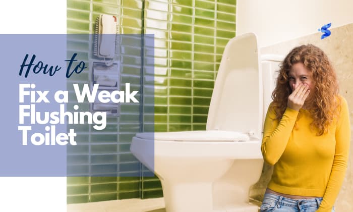how to fix a weak flushing toilet