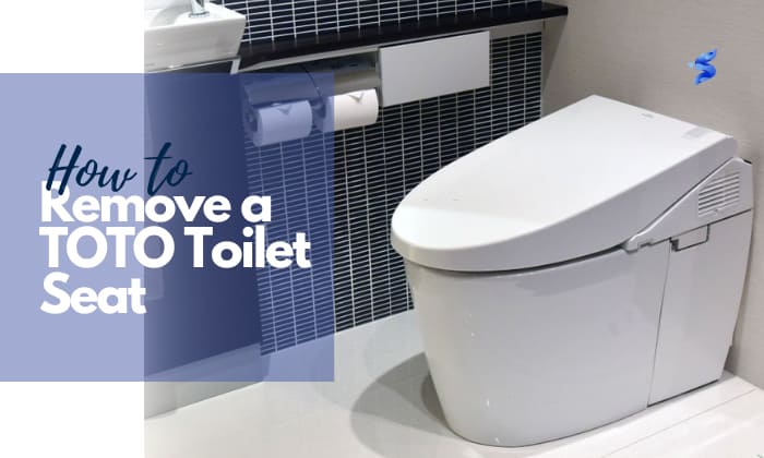 how to remove a toto toilet seat