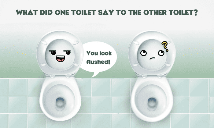 what did one toilet say to the other toilet