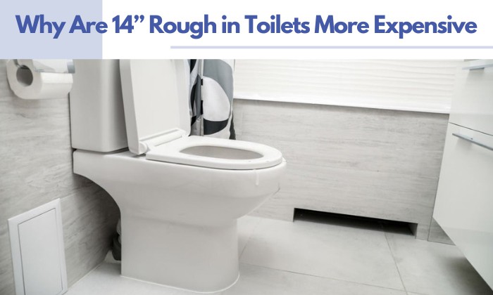 why are 14'' rough in toilets more expensive