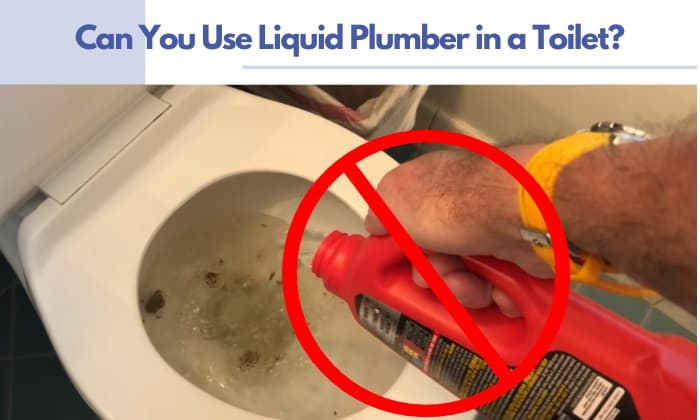 can you use liquid plumber in a toilet