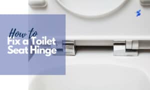 how to fix a toilet seat hinge